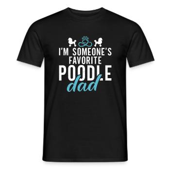 Poodle Gifts - Männer T-Shirt - Schwarz - Vorne - AI Model Male 178 light (178cm)