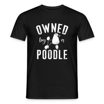 Poodle Gifts - Männer T-Shirt - Schwarz - Vorne - AI Model Male 178 light (178cm)