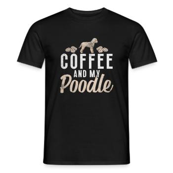 Cadeaux Caniche - T-shirt homme - noir - Devant - AI Model Male 178 light (178cm)