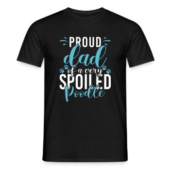 Cadeaux Caniche - T-shirt homme - noir - Devant - AI Model Male 178 light (178cm)