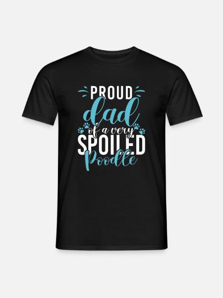 Poodle Gifts - Männer T-Shirt - Schwarz