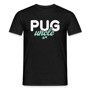 Pug Gifts for Pug Lovers - Männer T-Shirt - Schwarz - Vorne - AI Model Male 178 light (178cm)