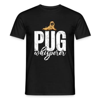 Pug Gifts for Pug Lovers - Männer T-Shirt - Schwarz - Vorne - AI Model Male 178 light (178cm)