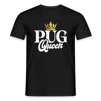 Pug Gifts for Pug Lovers - Men's T-Shirt - black - Front - AI Model Male 178 light (178cm)