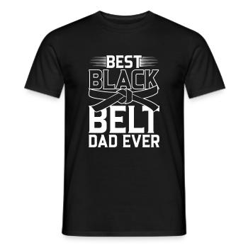 Tang so Do Martial Arts Black Belt - Men's T-Shirt - black - Front - AI Model Male 178 light (178cm)