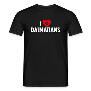 Gifts for Dalmatian Lovers - Men's T-Shirt - black - Front - AI Model Male 178 light (178cm)