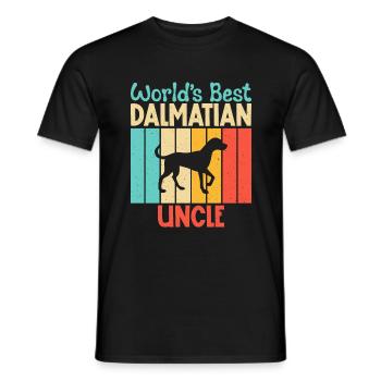 Gifts for Dalmatian Lovers - Männer T-Shirt - Schwarz - Vorne - AI Model Male 178 light (178cm)