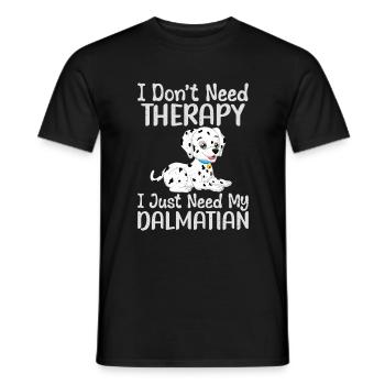 Gifts for Dalmatian Lovers - Männer T-Shirt - Schwarz - Vorne - AI Model Male 178 light (178cm)