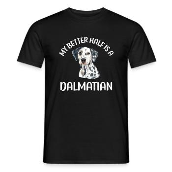 Gifts for Dalmatian Lovers - Männer T-Shirt - Schwarz - Vorne - AI Model Male 178 light (178cm)