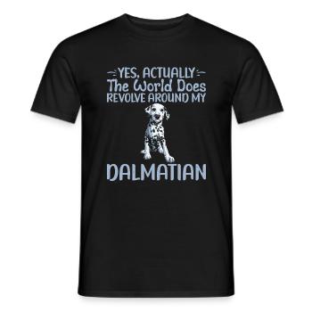 Gifts for Dalmatian Lovers - Männer T-Shirt - Schwarz - Vorne - AI Model Male 178 light (178cm)