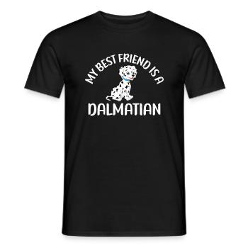 Gifts for Dalmatian Lovers - Men's T-Shirt - black - Front - AI Model Male 178 light (178cm)