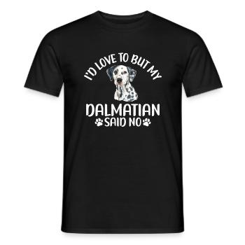 Gifts for Dalmatian Lovers - Men's T-Shirt - black - Front - AI Model Male 178 light (178cm)