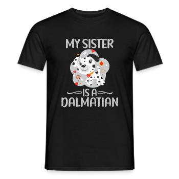 Gifts for Dalmatian Lovers - Männer T-Shirt - Schwarz - Vorne - AI Model Male 178 light (178cm)