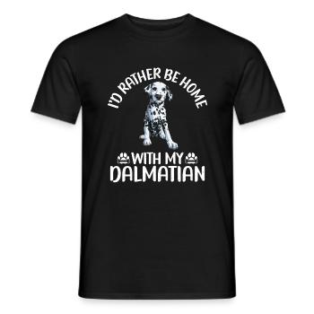 Gifts for Dalmatian Lovers - Männer T-Shirt - Schwarz - Vorne - AI Model Male 178 light (178cm)
