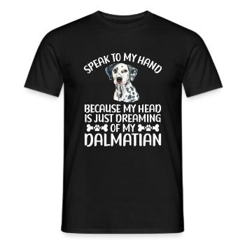 Gifts for Dalmatian Lovers - Männer T-Shirt - Schwarz - Vorne - AI Model Male 178 light (178cm)