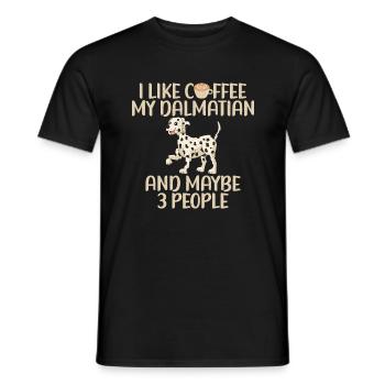 Gifts for Dalmatian Lovers - Männer T-Shirt - Schwarz - Vorne - AI Model Male 178 light (178cm)