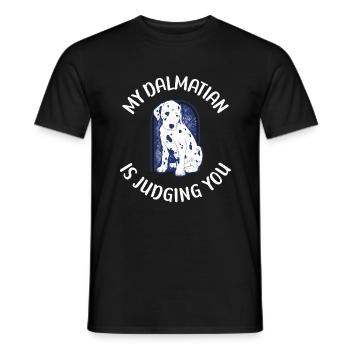 Gifts for Dalmatian Lovers - Men's T-Shirt - black - Front - AI Model Male 178 light (178cm)
