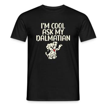 Gifts for Dalmatian Lovers - Männer T-Shirt - Schwarz - Vorne - AI Model Male 178 light (178cm)