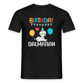 Gifts for Dalmatian Lovers - Men's T-Shirt - black - Front - AI Model Male 178 light (178cm)