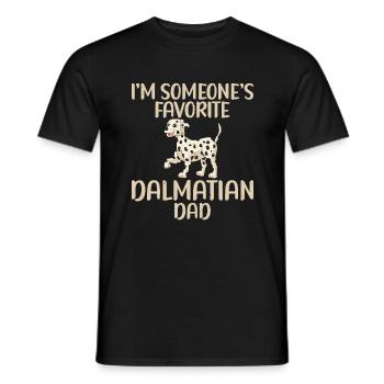 Gifts for Dalmatian Lovers - Männer T-Shirt - Schwarz - Vorne - AI Model Male 178 light (178cm)