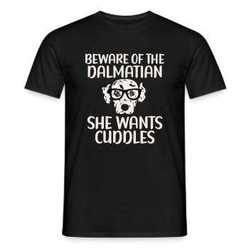 Gifts for Dalmatian Lovers - Männer T-Shirt - Schwarz - Vorne - AI Model Male 178 light (178cm)