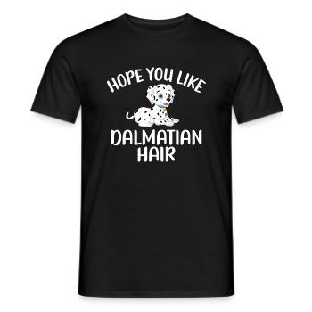 Gifts for Dalmatian Lovers - Männer T-Shirt - Schwarz - Vorne - AI Model Male 178 light (178cm)