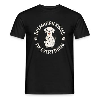 Gifts for Dalmatian Lovers - Männer T-Shirt - Schwarz - Vorne - AI Model Male 178 light (178cm)