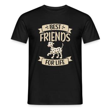 Gifts for Dalmatian Lovers - Männer T-Shirt - Schwarz - Vorne - AI Model Male 178 light (178cm)