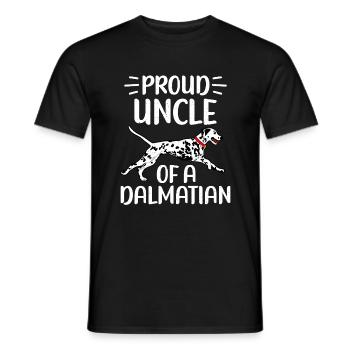 Cadeaux pour les amoureux dalmates - T-shirt homme - noir - Devant - AI Model Male 178 light (178cm)