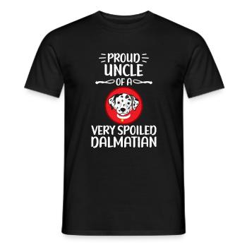 Gifts for Dalmatian Lovers - Männer T-Shirt - Schwarz - Vorne - AI Model Male 178 light (178cm)