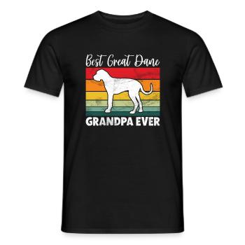 Great Dane Gifts - Männer T-Shirt - Schwarz - Vorne - AI Model Male 178 light (178cm)