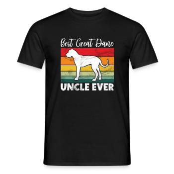 Great Dane Gifts - Männer T-Shirt - Schwarz - Vorne - AI Model Male 178 light (178cm)