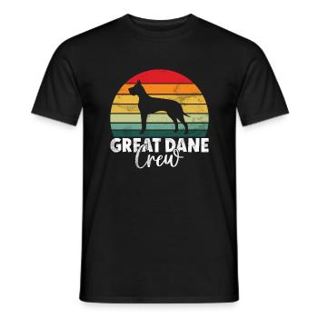 Great Dane Gifts - Männer T-Shirt - Schwarz - Vorne - AI Model Male 178 light (178cm)