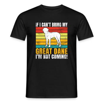 Great Dane Gifts - Männer T-Shirt - Schwarz - Vorne - AI Model Male 178 light (178cm)