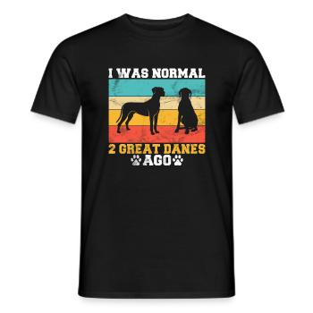 Great Dane Gifts - Männer T-Shirt - Schwarz - Vorne - AI Model Male 178 light (178cm)