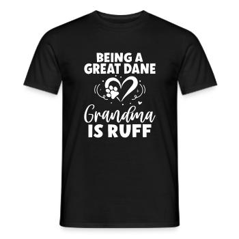 Great Dane Gifts - Männer T-Shirt - Schwarz - Vorne - AI Model Male 178 light (178cm)