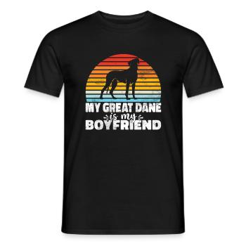 Great Dane Gifts - Männer T-Shirt - Schwarz - Vorne - AI Model Male 178 light (178cm)