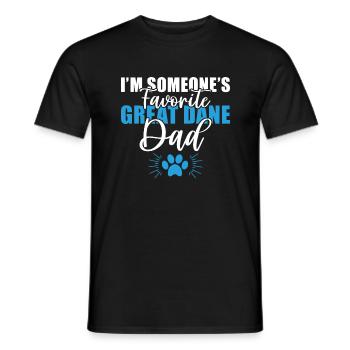 Great Dane Gifts - Männer T-Shirt - Schwarz - Vorne - AI Model Male 178 light (178cm)