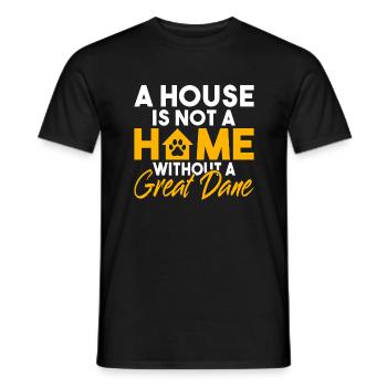 Great Dane Gifts - Männer T-Shirt - Schwarz - Vorne - AI Model Male 178 light (178cm)