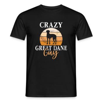 Great Dane Gifts - Männer T-Shirt - Schwarz - Vorne - AI Model Male 178 light (178cm)