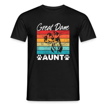 Great Dane Gifts - Men's T-Shirt - black - Front - AI Model Male 178 light (178cm)