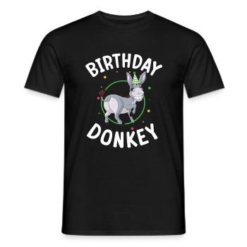 Donkey Lover Gifts - Männer T-Shirt - Schwarz - Vorne - AI Model Male 178 light (178cm)