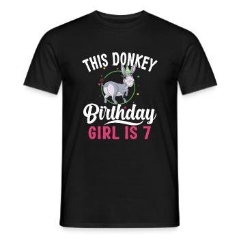 Donkey Lover Gifts - Männer T-Shirt - Schwarz - Vorne - AI Model Male 178 light (178cm)