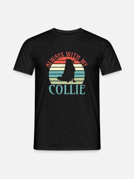 Cadeaux Collie - T-shirt homme - noir