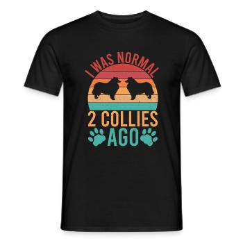 Collie Gifts - Männer T-Shirt - Schwarz - Vorne - AI Model Male 178 light (178cm)