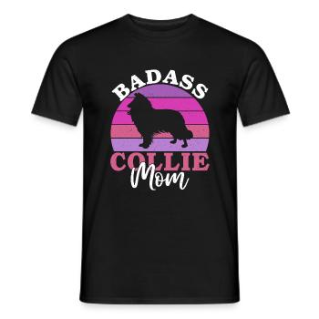 Collie Gifts - Männer T-Shirt - Schwarz - Vorne - AI Model Male 178 light (178cm)