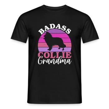 Collie Gifts - Männer T-Shirt - Schwarz - Vorne - AI Model Male 178 light (178cm)