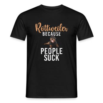 Rottweiler Gifts - Men's T-Shirt - black - Front - AI Model Male 178 light (178cm)