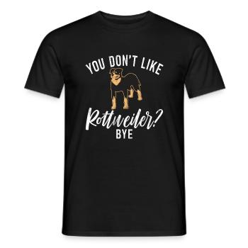 Rottweiler Gifts - Männer T-Shirt - Schwarz - Vorne - AI Model Male 178 light (178cm)