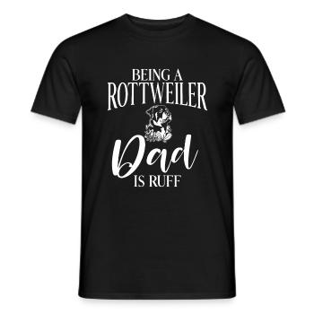 Rottweiler Gifts - Männer T-Shirt - Schwarz - Vorne - AI Model Male 178 light (178cm)